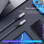 Orico TBZ4 Thunderbolt 4 Data Cable Type-C Fast Charge Cable Compatible with Thunderbolt 3