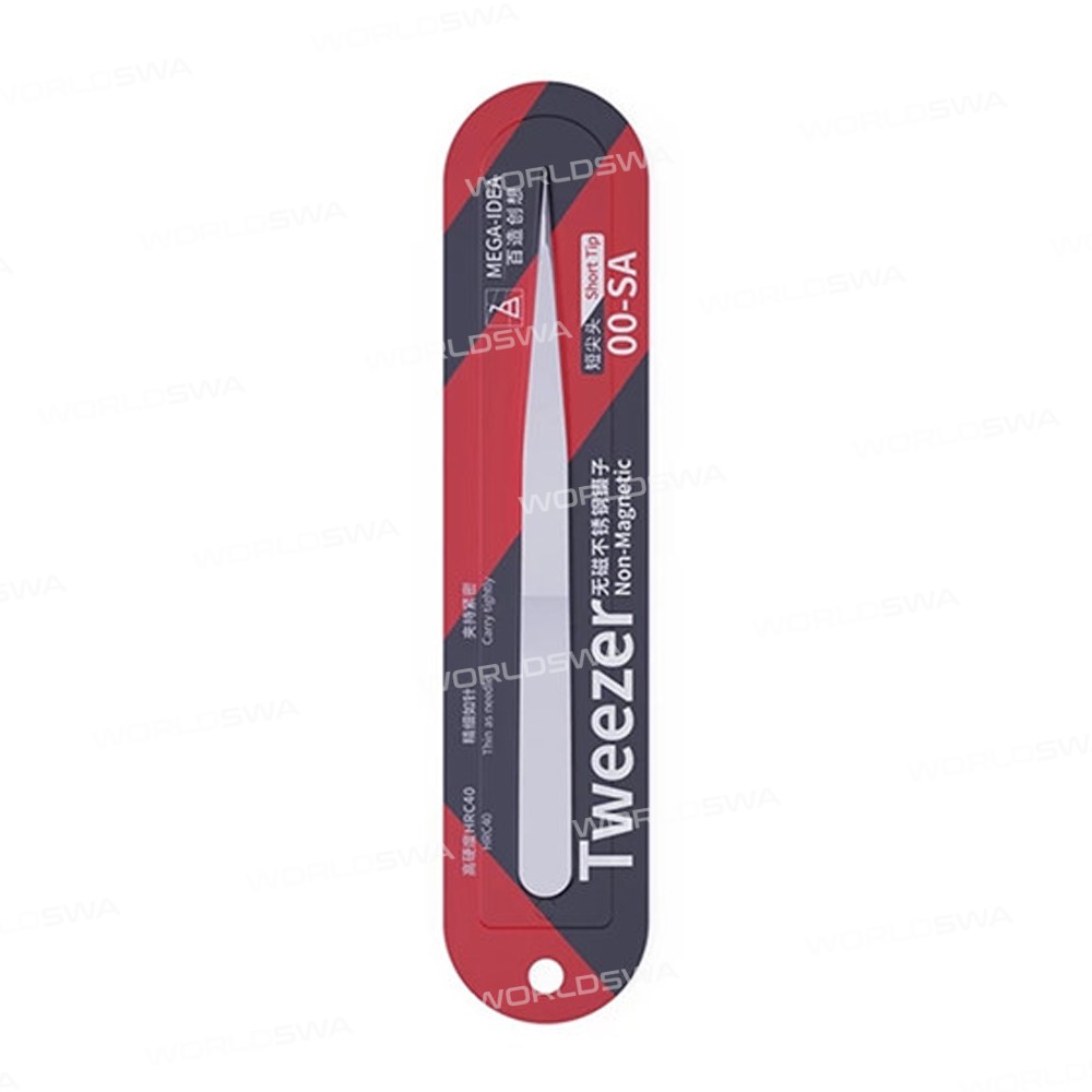 Qianli MEGA-IEDA High Hard Non-magnetic Stainless Steel Repair Tweezers