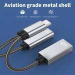 2-in-1 Multifunction Dual Port Type-C OTG Adapter Cable