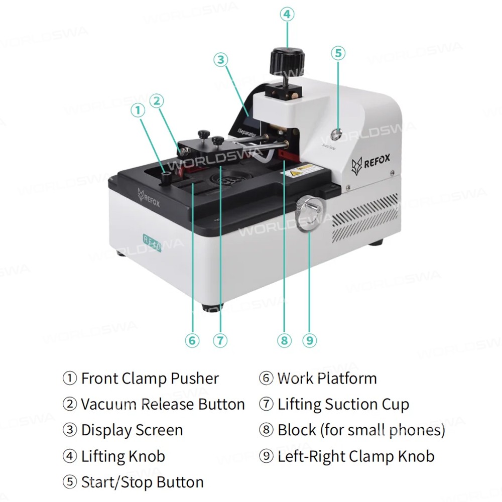 refox rf40-iseparator-mobile-phone-lcd-screen-heating-separator-machine-6