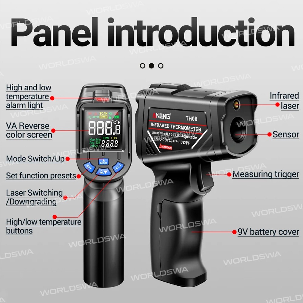 aneng th06-adjustable-industrial-infrared-temperature-gun-with-va-reverse-screen-12