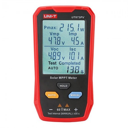UNI-T UT673PV Solar Maximum Power MPPT Meter Photovoltaic Tester