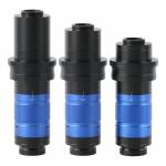 0.7X-5.6X Adjustable Continuous Magnification 300X 450X 600X Zoom C-mount Monocular Lens Suitable Fo