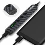 relife e1-powerful-carbon-fiber-electric-screwdriver-set-with-12pcs-s2-steel-bits-12