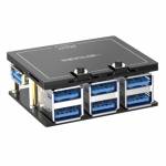 aixun p2408s-one-key-boot-up-docking-station-with-six-hub-ports-for-iphone-battery-1