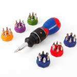 Workpro 38-in-1 Multipurpose Double Drive Stubby Ratchet Screwdriver Set with CR-V Bits