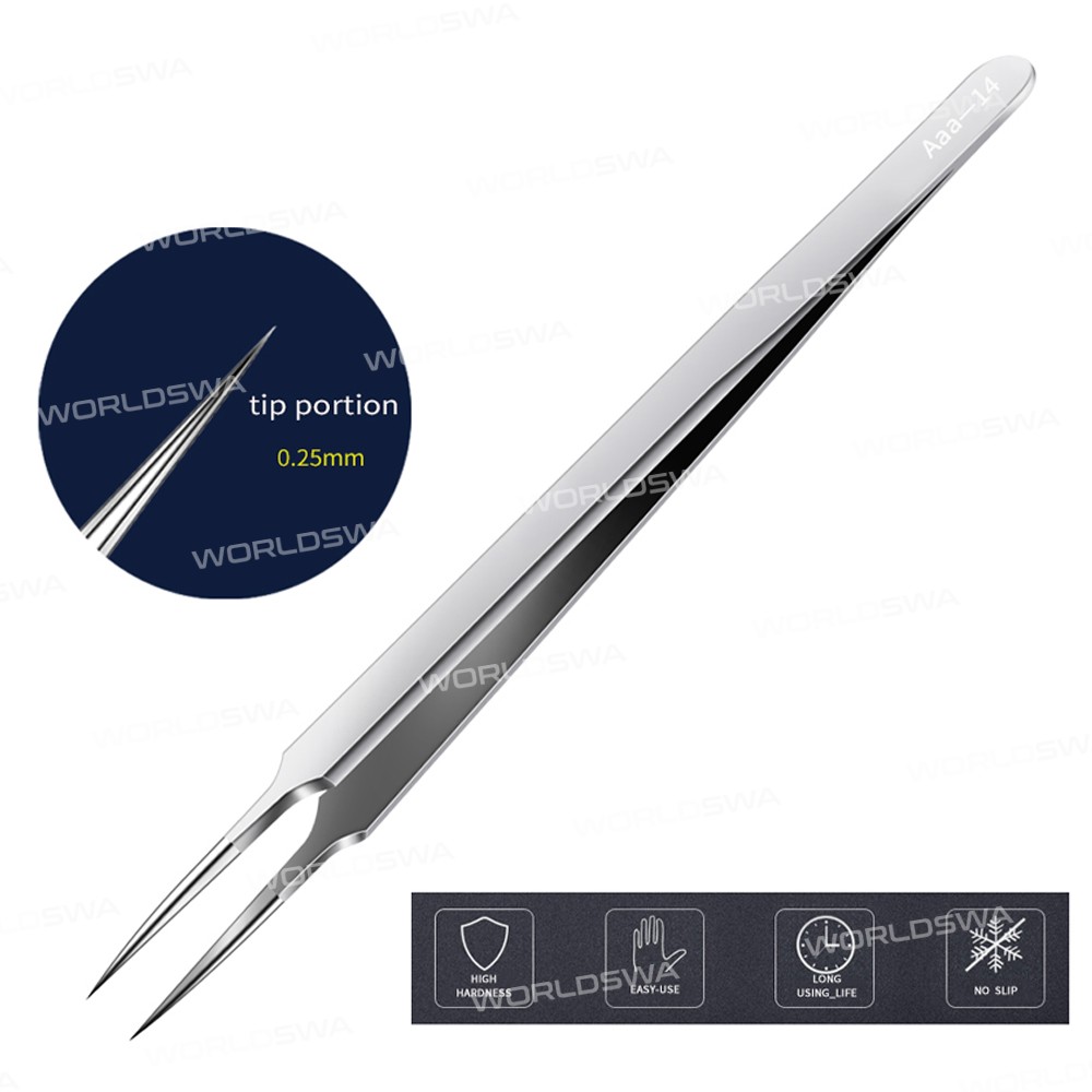 mechanic aaa-14-aaa-15-ultra-fine-high-hardness-stainless-steel-tweezers-for-mobile-phone-repair-8