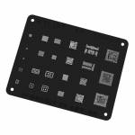WYLIE WL-61 BGA Reballing Black Stencil Net for OPPO MSM8998 MSM8940 MT6797W MT6795W MT6177W MT6357V