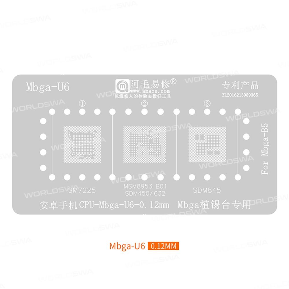 amaoe mbga-b5-middle-layer-bga-reballing-stencil-set-6