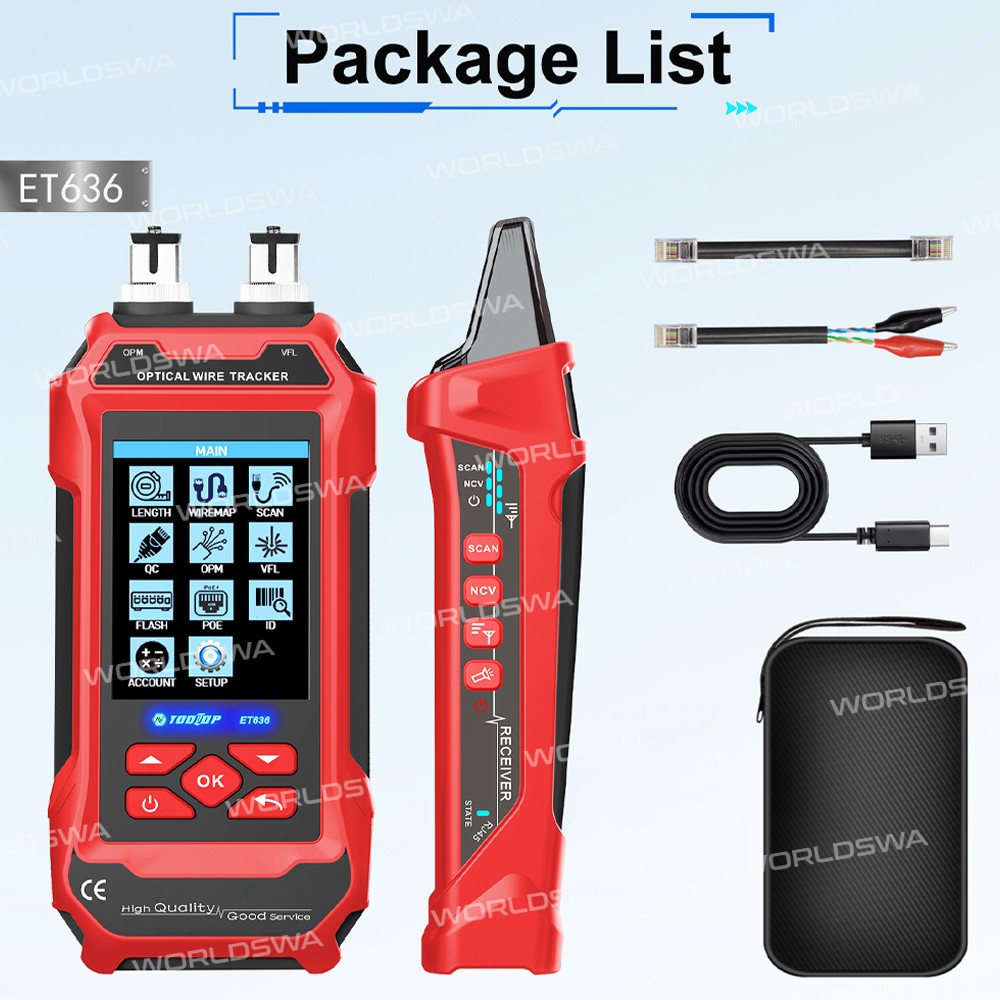 tooltop et636-et638-multifuction-network-cable-tester-optical-power-meter--multimeter-19