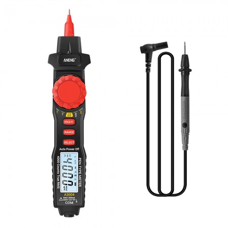 Aneng A3004 Digital Multimeter Pen, 4000 Counts, Multifunctional Handheld AC / DC