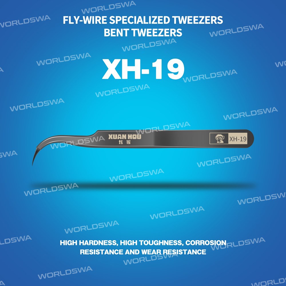 Xuanhou Precision Stainless Steel Fly Line Tweezers for Mobile Phone Repair