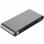 Orico HS3-A1 Aluminum Alloy Infrared Remote Control HDMI Switcher DP(M) to DVI (F) HD Video Adapter