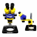 MECHANIC MC75S-B1 7-45X Binocular Stereo Microscope With Big Base Extension Holder LED Light Stereo