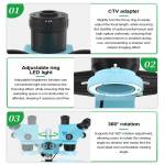 relife rl-m6t-pro-b11-65x-65x-continuous-zoom-colorful-trinocular-hd-stereo-microscope-19