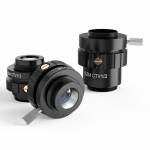 SZMCTV 1/3 1/2 0.5X C-Mount Adapter Lens for Trinocular Stereo Microscope CTV CCD USB Camera