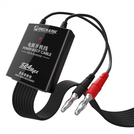 Mechanic S24 Max Boot Control Power Supply Test Cable for iPhone 5S-15Pro Max & Android Devices