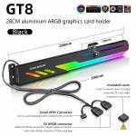 Coolmoon GT8 5V ARGB Multi-interface Synchronous Horizontal Graphics Card Bracket