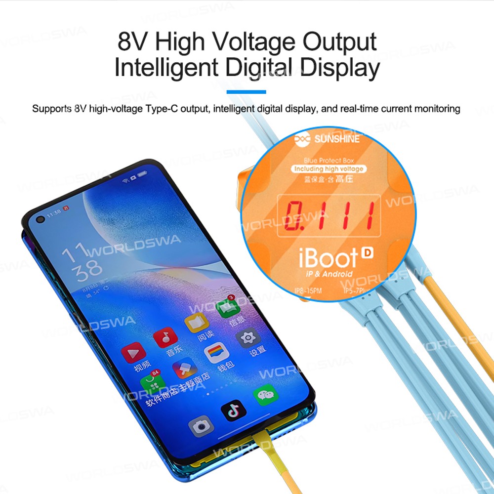 sunshine iboot-d-high-voltage-output-android-iphone-mobile-phone-series-digital-boot-power-cable-5