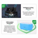 Relife RL-304M 160W High Power 30-Ports Smart USB Charger Supports for Mobile Phone Tablet