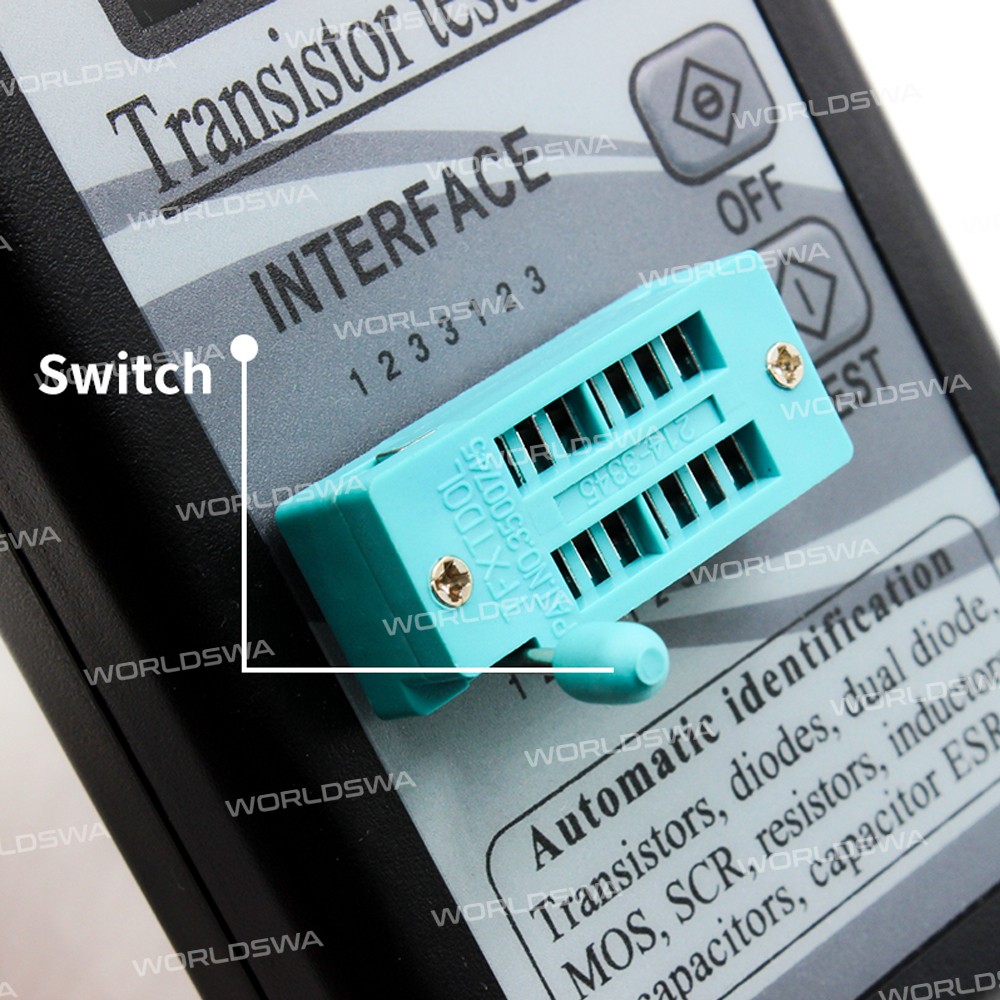 M328 Portable Multi-Purpose Transistor Tester with Color Display