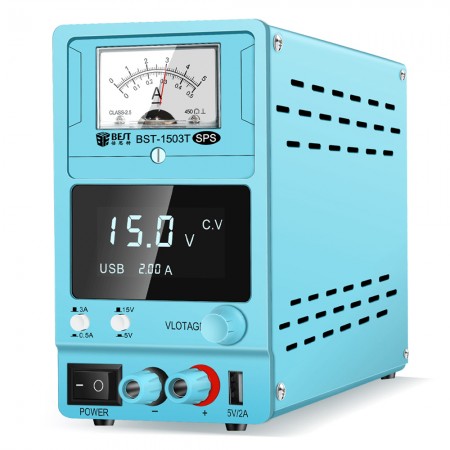 BST-1503T 15V 3A Linear Programmable Adjustable DC Power Supply