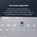 MaAnt Spider Web Stencil Net Square Chamfer Earphone BGA IC Net for AirPods