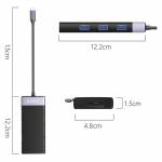 Orico MDK-10P 10-in-1 Type-C Multifunctional Docking Station Compatible HDMI / VGA for Laptop / iPad