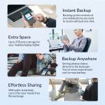 Orico BA2110 2TB Capacity 5Gbps SATA to Type-C Port Backuper can One-touch Backup/Delete Backup