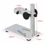 Adjustable Universal Aluminum Alloy USB Digital Electronic Microscope Stand Holder Bracket with Ligh