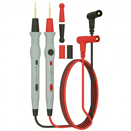B&R B20A 1000V 20A Universal Multimeter Probe Test Cable with Integrated Power Button Switch
