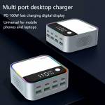 wlx m8-120w-8-ports-desktop-charger-with-pd110w-charging-rgb-atmosphere-lighting-3