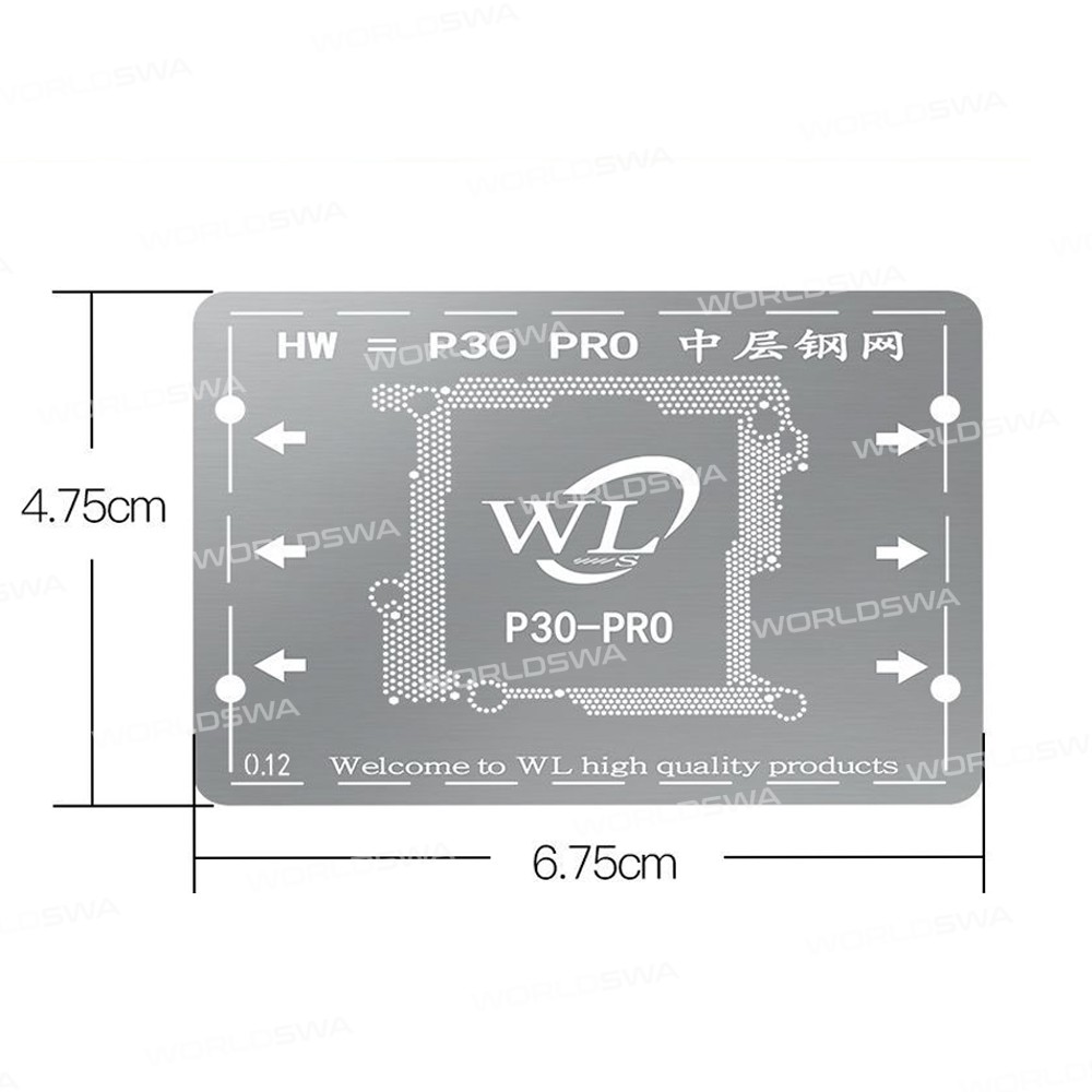 WL Middle Layer BGA Reballing Tin Plant Stencil Net for Huawei P30 Pro