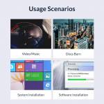 Orico XD008 / XD010 USB 3.0 High-Speed Reading Slim External Blu-ray Drive