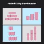 Yeston RX550-4G 4G / 128bit / GDDR5 4-Screen Graphics Card Support Split Screen with 4 HDMI Ports