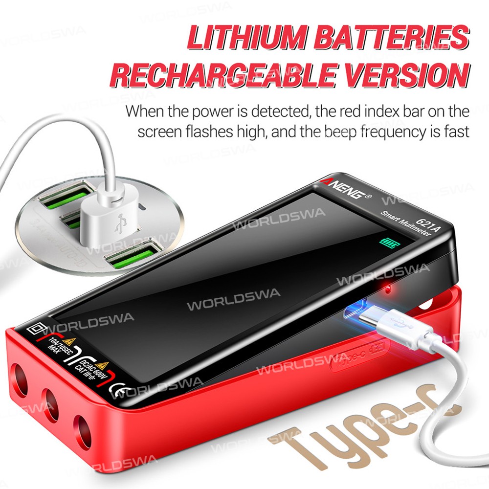 aneng 621a-portable-auto-range-usb-charging-lcd-touch-screen-ncv-digital-multimeter-10