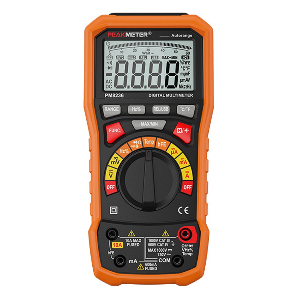 peakmeter ms8236-auto-range-auto-power-off-multimeter-with-temperature-test-and-data-logger-1