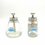 100ML 150ML Stainless Steel Head Glass Liquid Alcohol Bottle