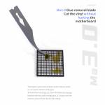 Mach Series Hand-Made Grinding-Free Blades for CPU IC Rubber Removal