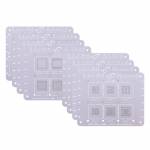 WL 0.12MM Multi-Function BGA CPU Reballing Stencil Plant Tin Steel Net for MTK Qualcomm HiSilicon
