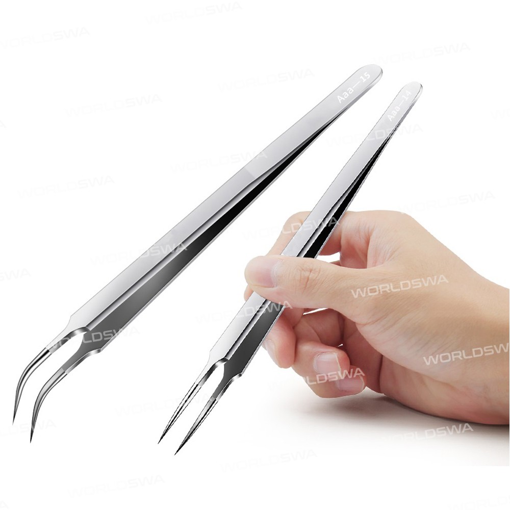 mechanic aaa-14-aaa-15-ultra-fine-high-hardness-stainless-steel-tweezers-for-mobile-phone-repair-4