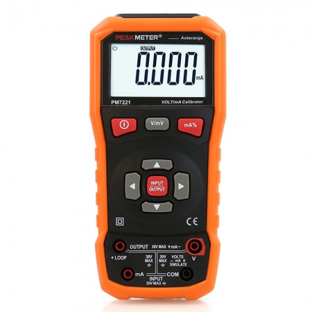 PEAKMETER PM7221 10V 24mA Professional DC Voltage Current Digital Calibrator
