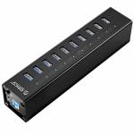 Orico A3H Series Aluminum High Speed 4 / 7 / 10 Ports USB 3.0 HUB with 12V Power Adapter