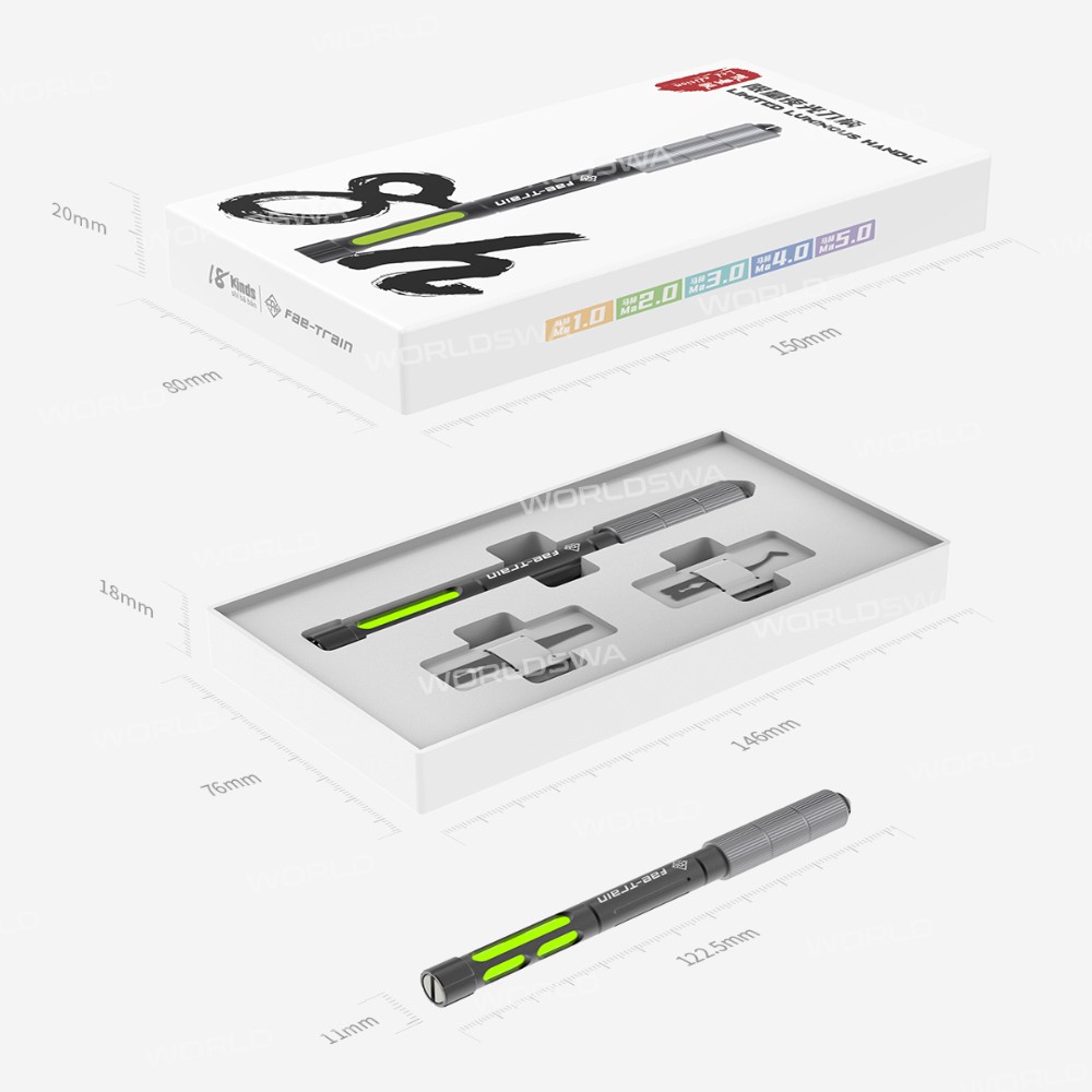 Fae-Train IC Chip Remove Knife Kit Fluorescent Handle with Blade