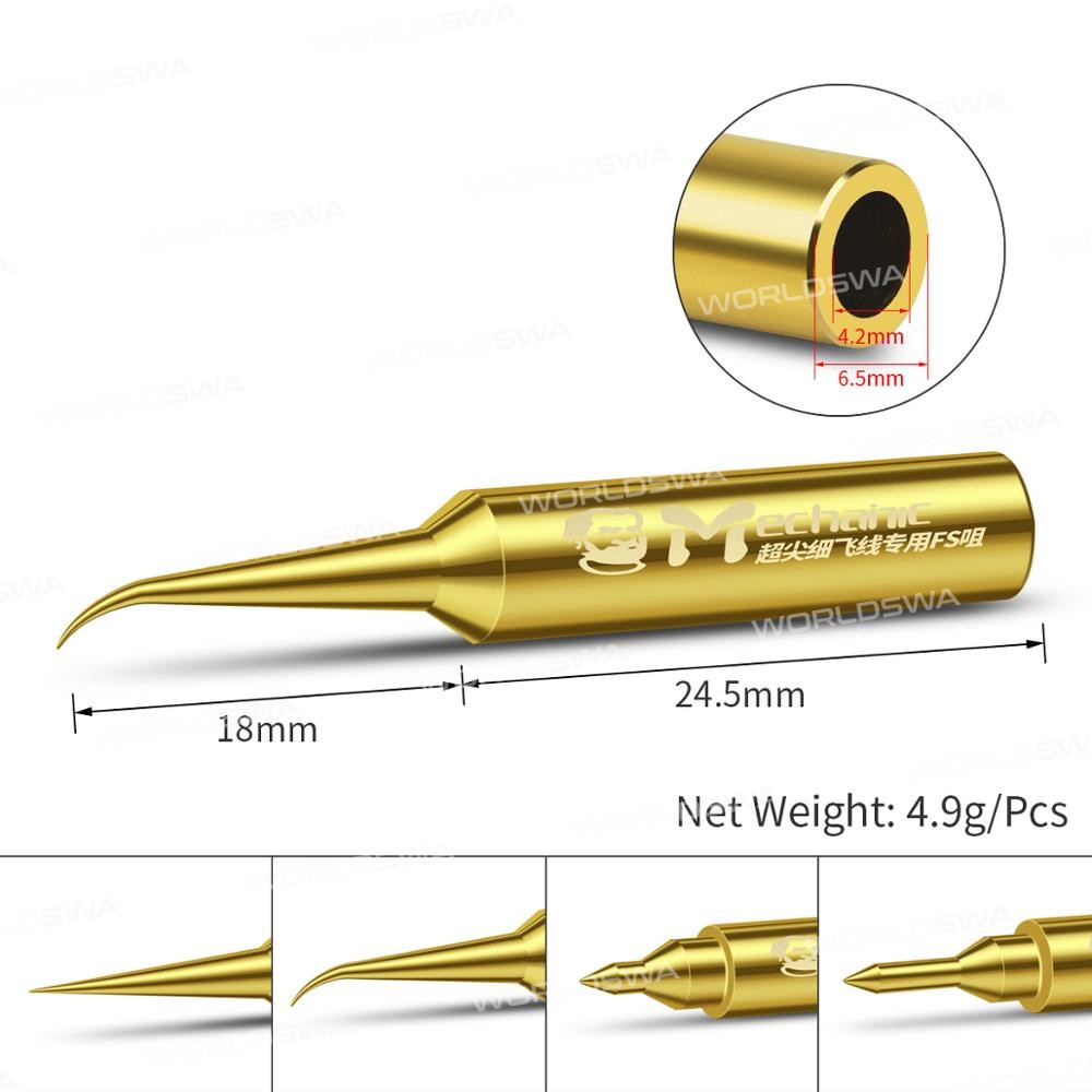 Mechanic 936 900M-T-FC / FR / FS / FI Pure Copper Electric Soldering Iron Tip