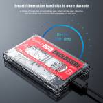 Orico 2.5-inch Max 4TB SATA to USB 3.0 Transparent Retro Tape Type SSD HDD Case
