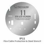 Mechanic iOS LCD Screen IC Flex Cable Protection & Steel Stencil for iPhone 11 to 13 Pro Max