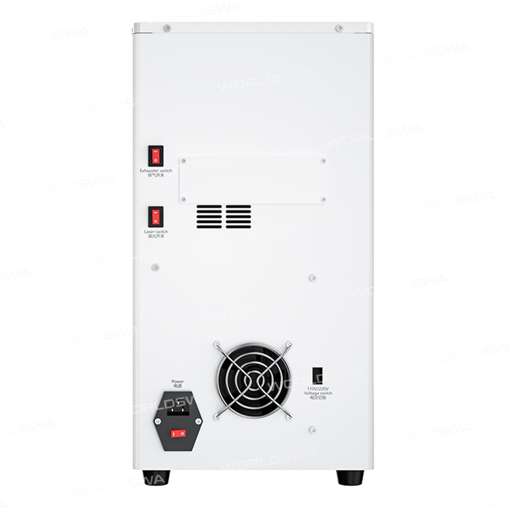 TBK-958F Mini Automatic High Precision 20W Laser Marking and Screen Removal Machine
