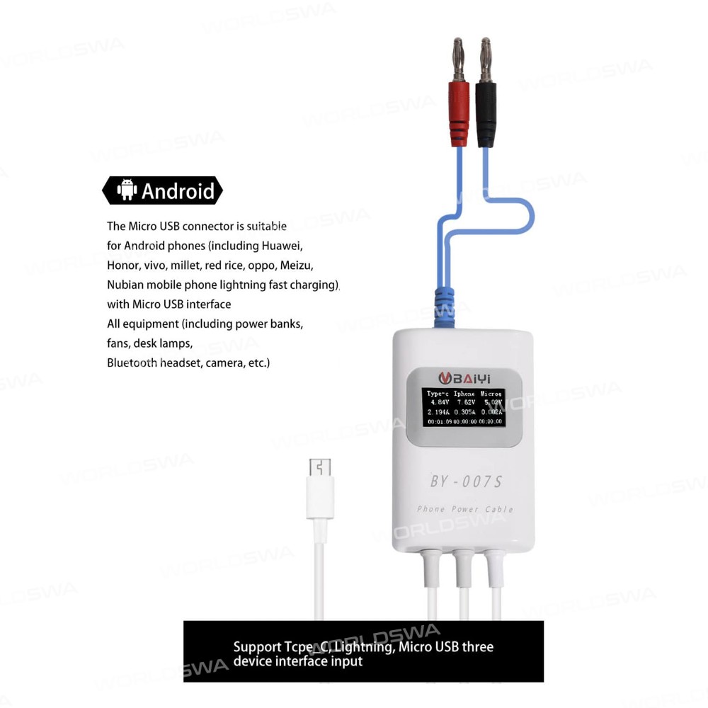BY-007S Mutil-function Smart Charging Detection Tion Line