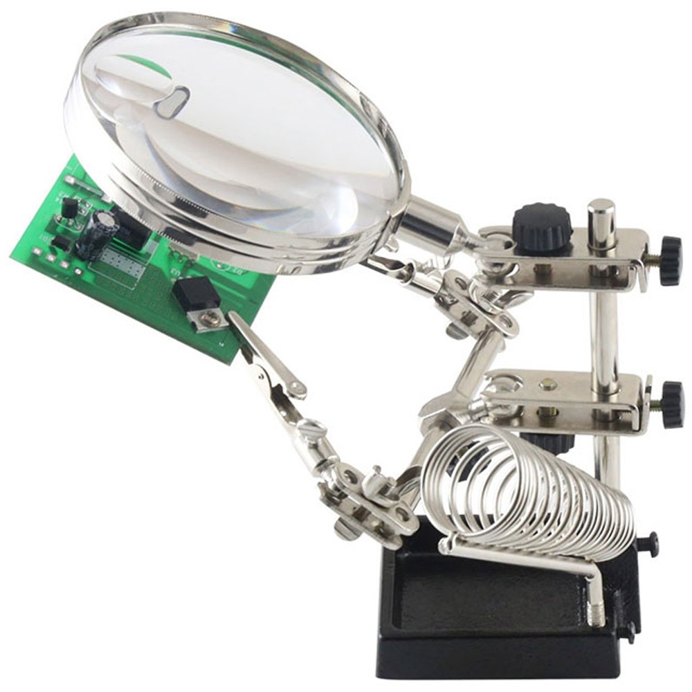 BST-268Z Clip-on Worktable with 5X Magnifier for PCB Repair